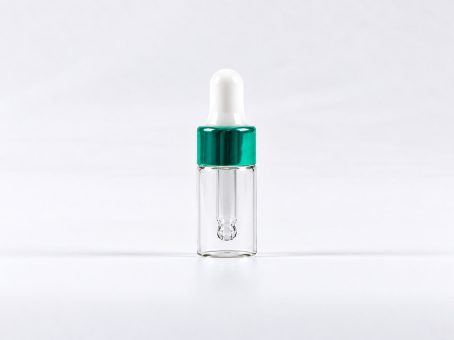 Pipettenflasche 3 ml - metallic